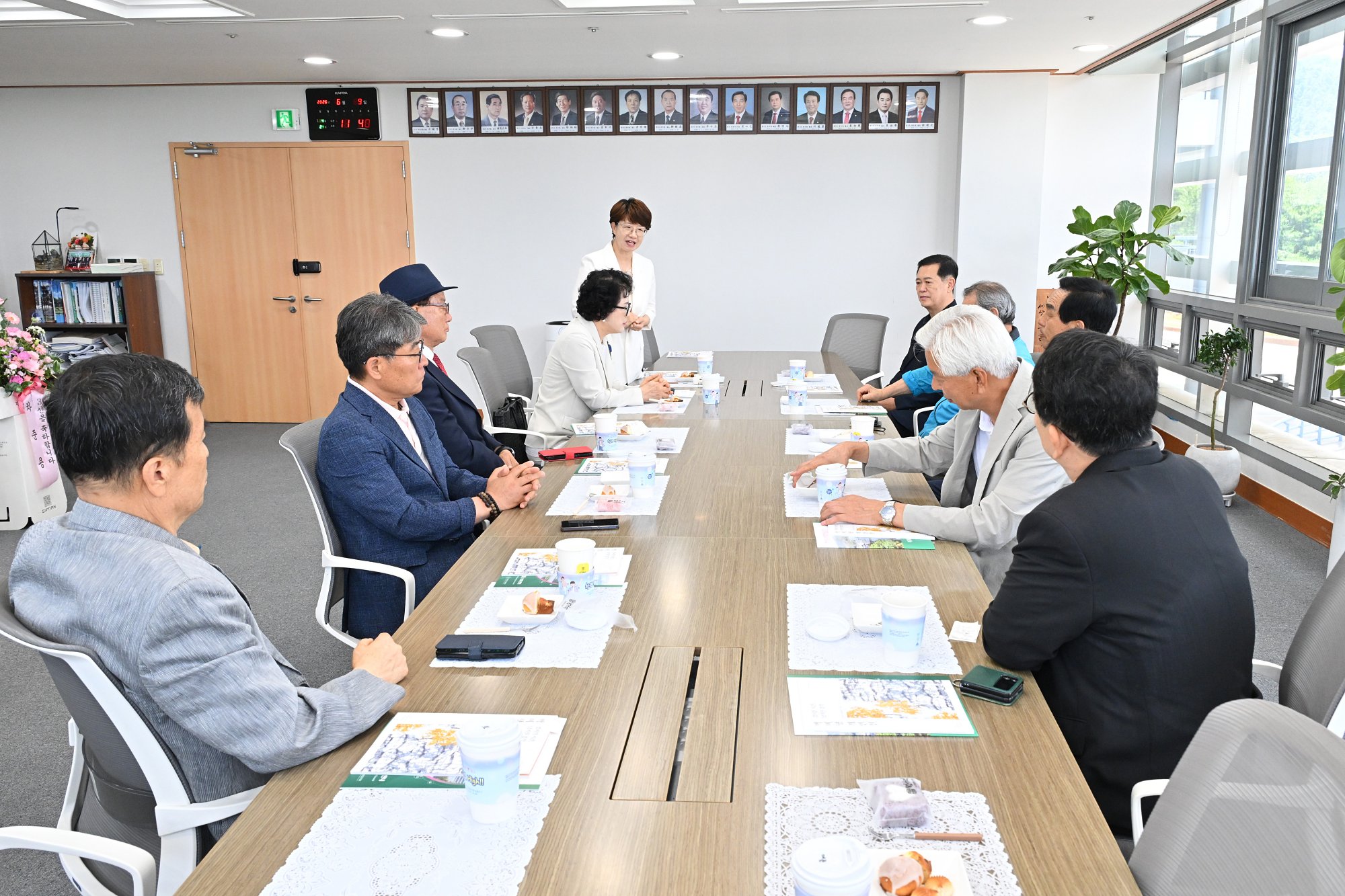 대구시 구,군 의정회 회장단협의회 달성군의회 방문_3번째 사진