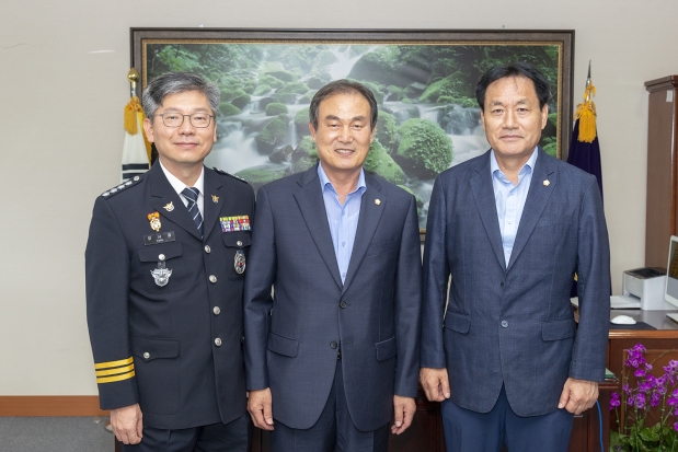 양시창 신임 달성경찰서장 내원