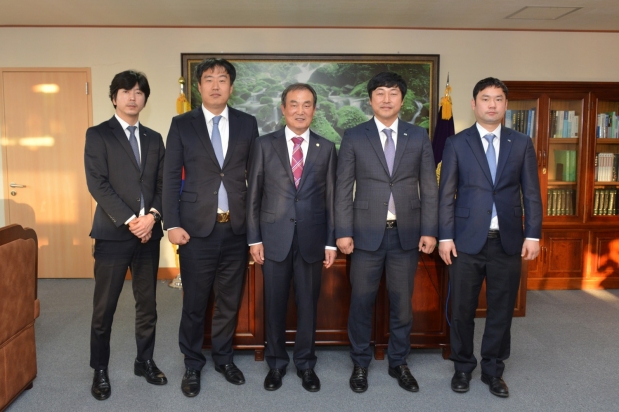 달성JC회장단 의회방문