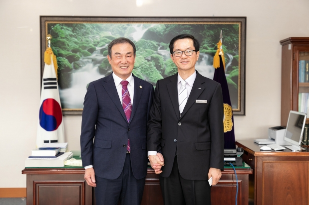 도기열 신임 대구강서소방서장 의회방문
