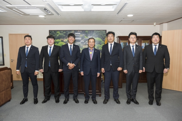 달성JC회장단 의회방문