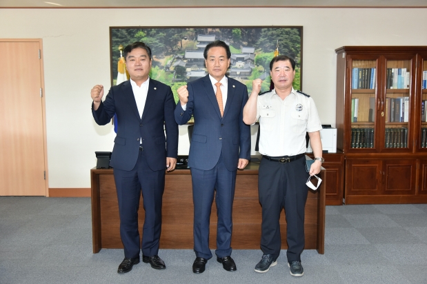 달성소방서장 의회방문