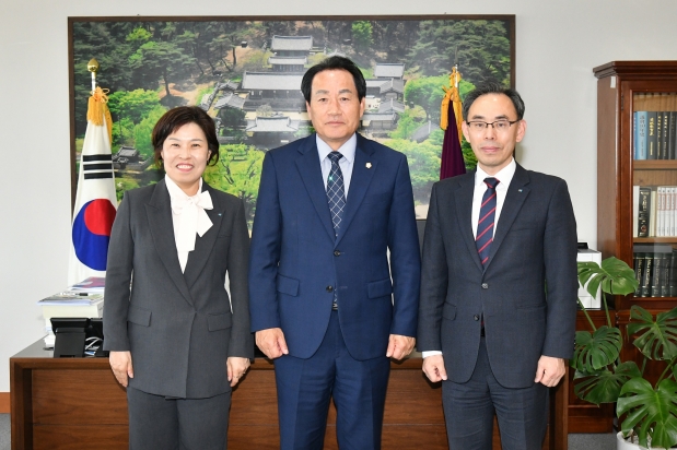 신임 대구상공회의소 달성사업본부장 의회방문