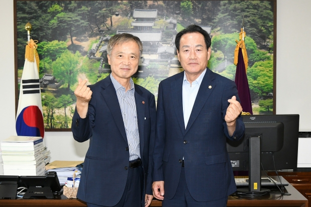 신임 달성교육재단 대표이사 의회방문