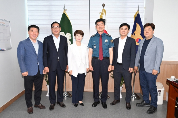 달성군의회, 달성경찰서 방문