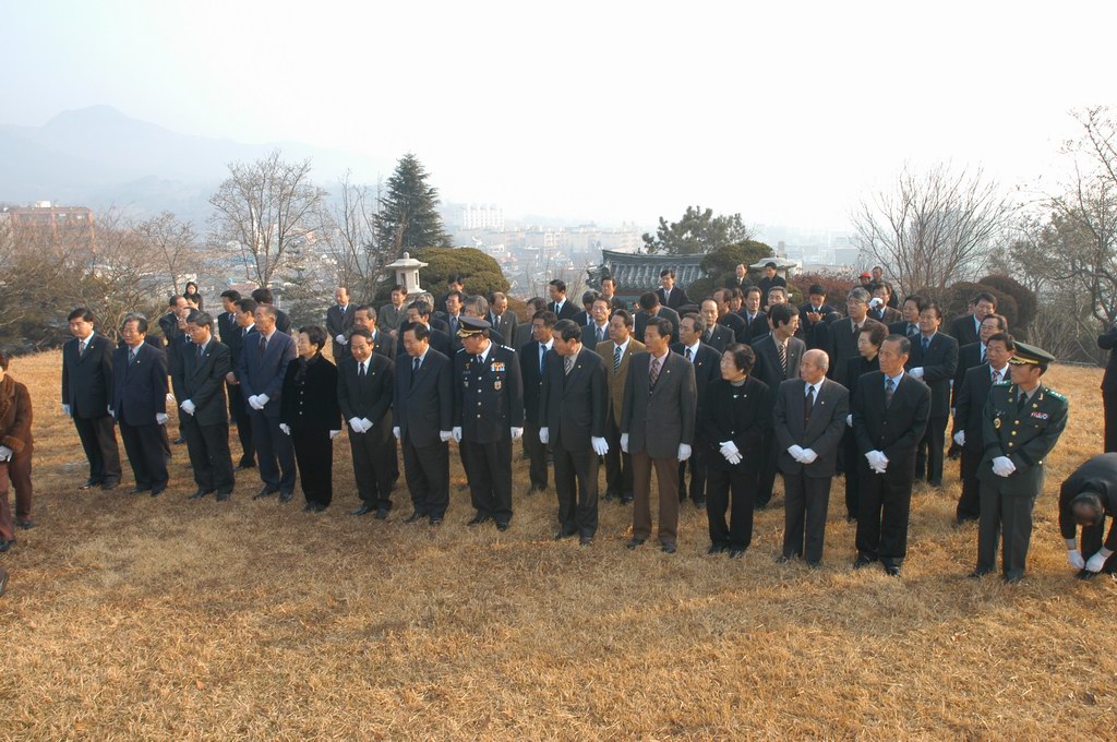 신년 충혼탑 참배