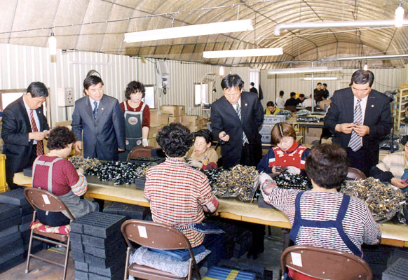 달성군 장애인 재활자립작업장의 현장 실태 확인 (2003.4.16)