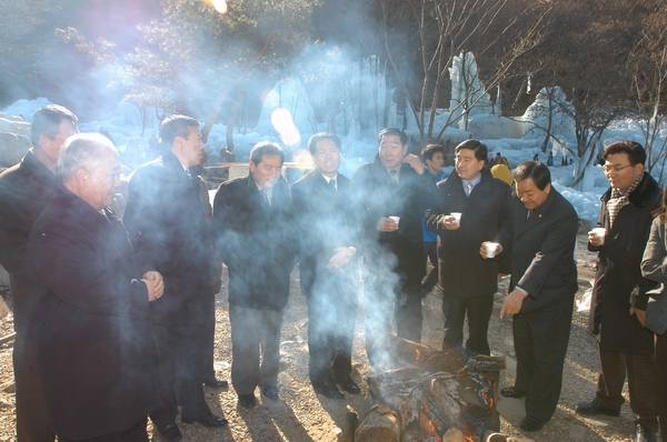 제4회 비슬산얼음조각대회 참석