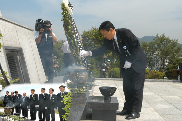 제50회 현충일추념행사 참석 (6. 6. 현풍 충혼탑)