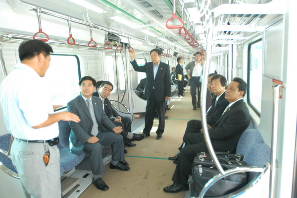 대구지하철 2호선 시승식 (8. 5. 문양역)