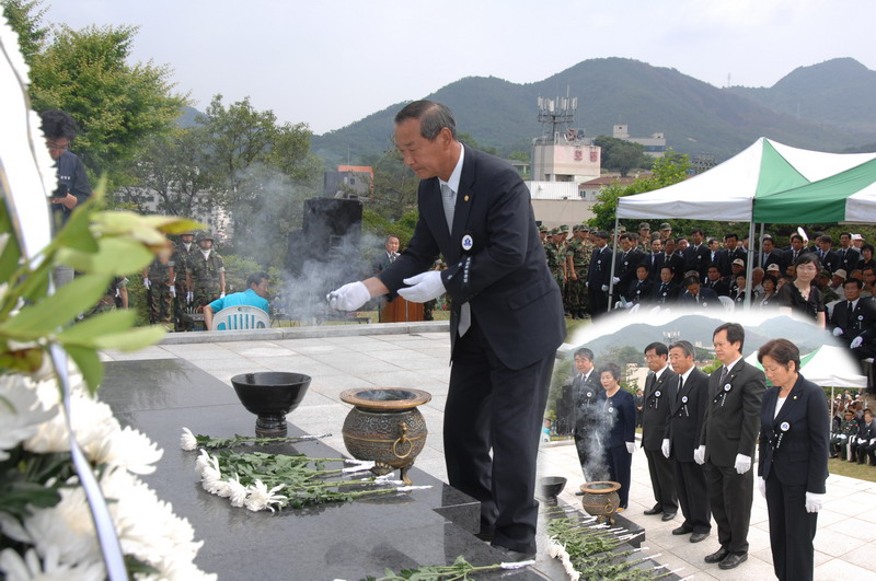 현충일 추념행사 (6. 6. 현풍 충혼탑)