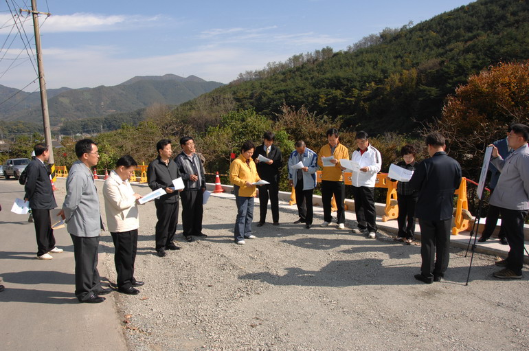 제163회 임시회 사업장 현장점검 (10. 29. 가창면)