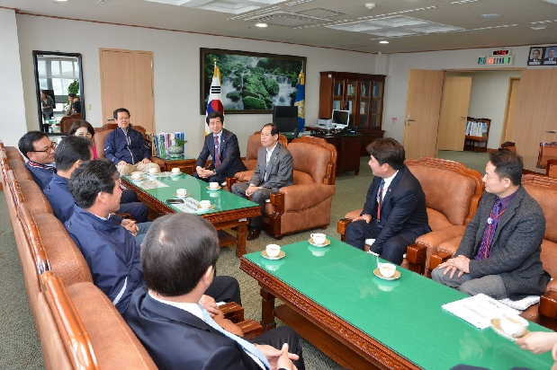 대구·경북세계물포럼지원특별위원회 접견 (4. 8. 의장실)