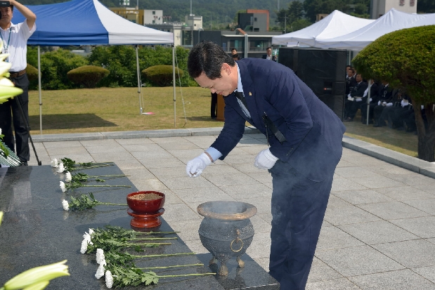 제60회 현충일 추념식( 6. 6. 현풍 충혼탑)