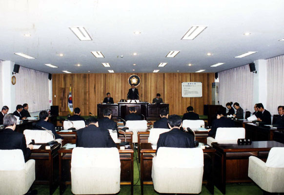 2003년 처음개원한 임시회 (2003.1.16)