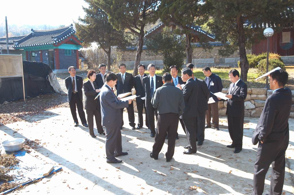 화원 인흥서원 주변 부지매입지 현장 방문 (11.13)