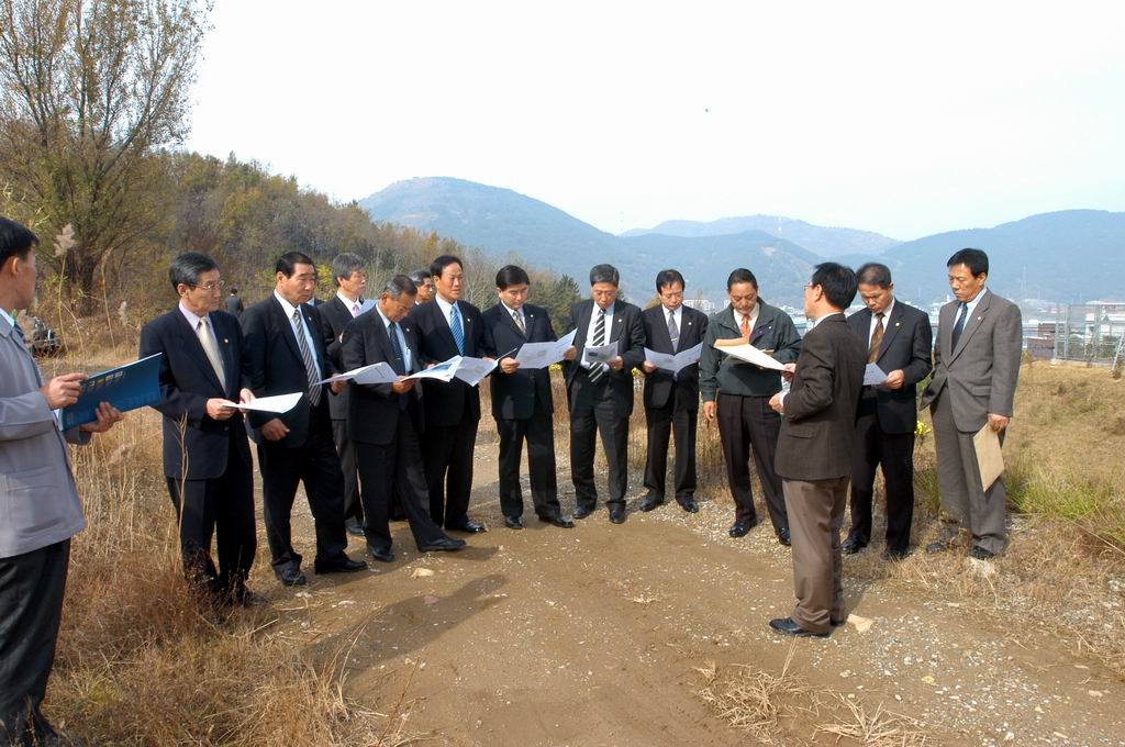 제124회 임시회 현장확인 -  논공 (11. 14)